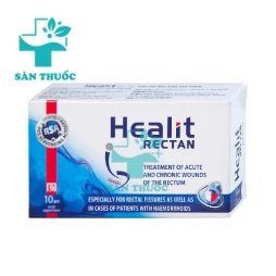 Healit Rectan - Viên đặt hỗ trợ điều trị trĩ hiệu quả của Czech